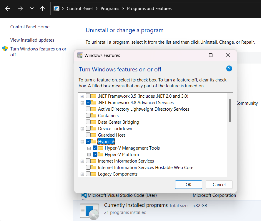 enable-hyper-v